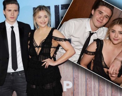 Brooklyn Beckham tình tứ với bạn gái trước giới truyền thông