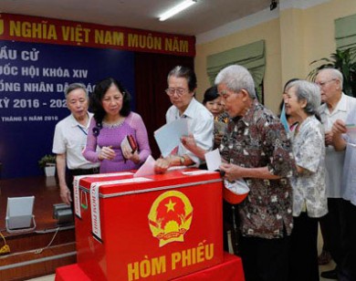 Hà Nội có 98,43% cử tri đi bầu cử