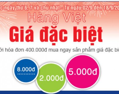 Chương trình "Giá đặc biệt" của Co.op Mart