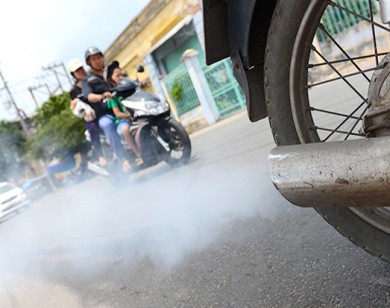 Lại đề xuất phạt xe máy không kiểm tra khí thải