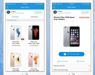 Zalo ra mắt tính năng Shop cho doanh nghiệp và người buôn bán nhỏ