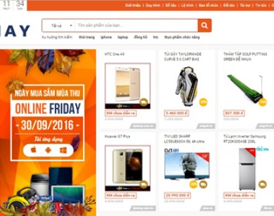 Mở bán 68.200 sản phẩm giá khuyến mãi Online Friday