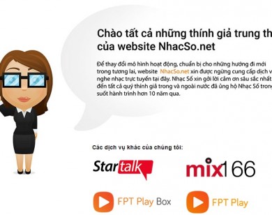 Nhacso.net chính thức đóng cửa