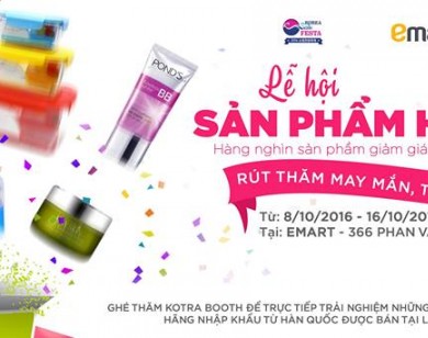 Emart giảm 50% cho sản phẩm từ Hàn Quốc