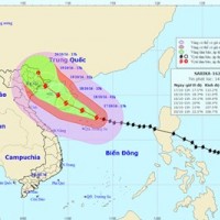 Bão chồng bão: Bão Sarika chưa vào, siêu bão Haima đã xuất hiện
