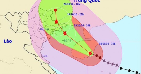 Bão số 7 suy yếu thành áp thấp nhiệt đới
