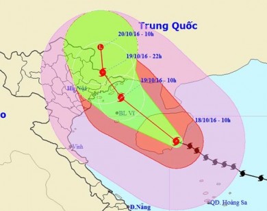 Bão số 7 suy yếu thành áp thấp nhiệt đới