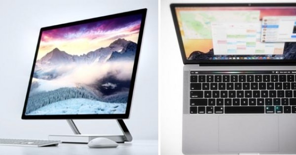 MacBook Pro so găng với Surface Studio, mẫu PC nào gây chú ý hơn?