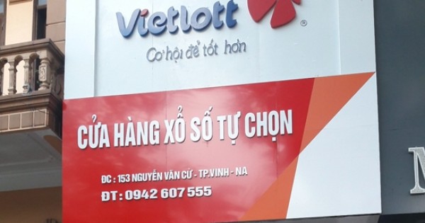 Vé số Vietlott 'chui' đã về tới Nghệ An