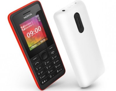 Nokia trình làng cặp đôi Asha 107 và 106 có thời gian sử dụng pin trên 1 tháng