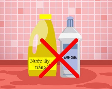 7 cặp chất tẩy rửa trong nhà sẽ nguy hiểm khi trộn với nhau
