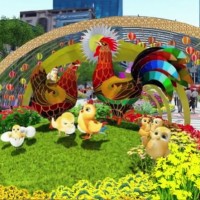 Những điểm độc đáo chỉ có ở đường hoa Nguyễn Huệ năm 2017