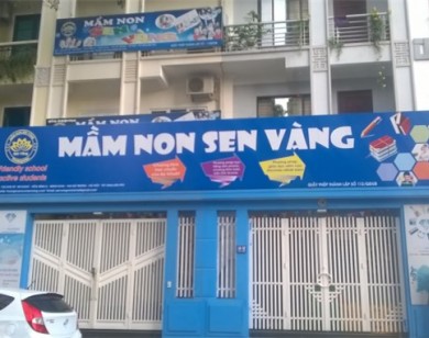 Trường mầm non Sen Vàng bị đình chỉ hoạt động vô thời hạn vì giáo viên dùng dép đánh trẻ