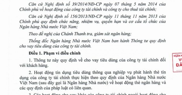 Được vay tiêu dùng không cần thế chấp đến 100 triệu đồng