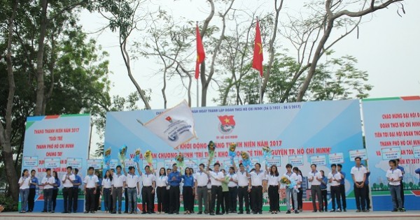 TP.HCM: 1000 thanh niên, đoàn viên tham gia buổi Lễ khởi động tháng Thanh niên