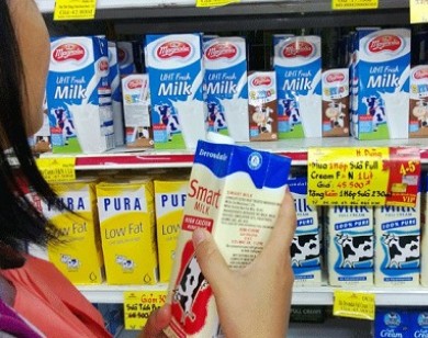 Sữa và sản phẩm xuất xứ New Zealand chiếm 1/3 tổng kim ngạch nhập khẩu