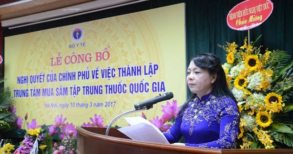 Thành lập Trung tâm mua sắm tập trung thuốc Quốc gia