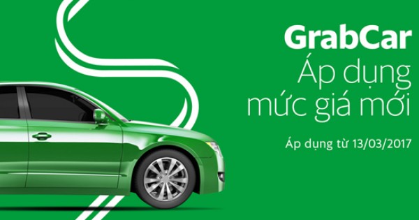 Từ 13/3, dịch vụ GrabCar áp dụng mức giá mới