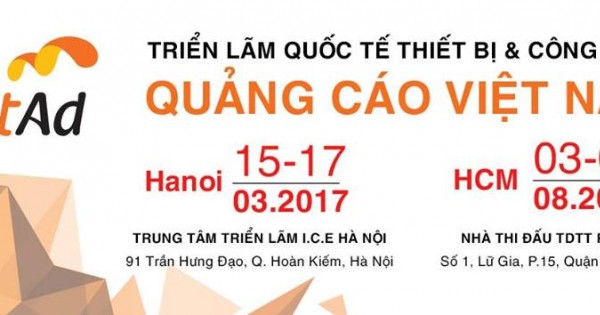 Hàng trăm gian hàng Thiết bị & Công nghệ Quảng cáo tham dự VietAd 2017