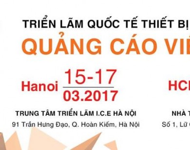 Hàng trăm gian hàng Thiết bị & Công nghệ Quảng cáo tham dự VietAd 2017