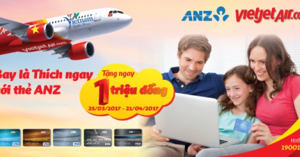 Thỏa sức bay với thẻ ANZ