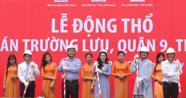 Kim Oanh Group động thổ dự án Khu dân cư Trường Lưu, quận 9