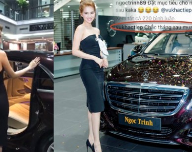 Ngọc Trinh mua hay chỉ quảng bá siêu xe Maybach S500 giá 12 tỉ?