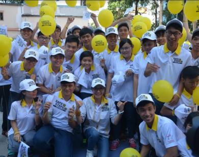 TPHCM: Hơn 1500 sinh viên tham gia chương trình các bước an toàn đường bộ