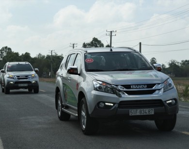 Isuzu mu-X tiêu thụ 3 lít dầu trên 100 km