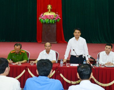 Chủ tịch Nguyễn Đức Chung: Thanh tra toàn diện, giải quyết thấu đáo, công bằng đất đai ở Đồng Tâm