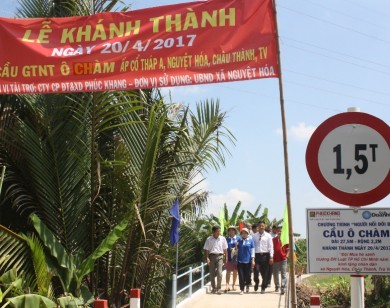 Phúc Khang khánh thành cầu giao thông nông thôn tại Trà Vinh