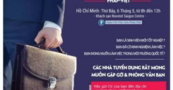 200 cơ hội làm việc tại các doanh nghiệp Pháp