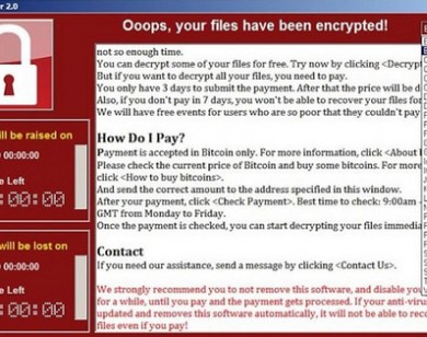 Wanna Crypt0r: Mã độc tống tiền xuất hiện tai Việt Nam