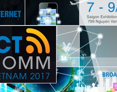 VIETNAM ICT COMM 2017 có 200 doanh nghiệp tham gia