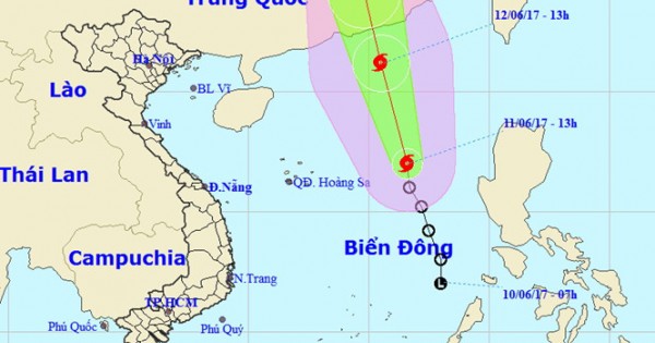 Bão số 1 hình thành trên Biển Đông