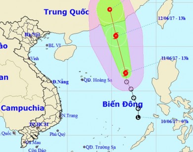 Bão số 1 hình thành trên Biển Đông