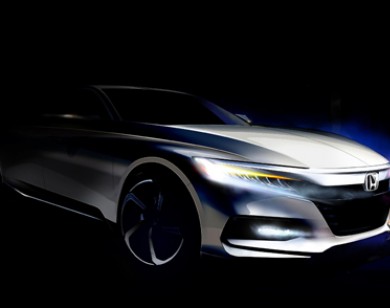 Honda Accord 2018 - đối thủ Toyota Camry lần đầu lộ diện