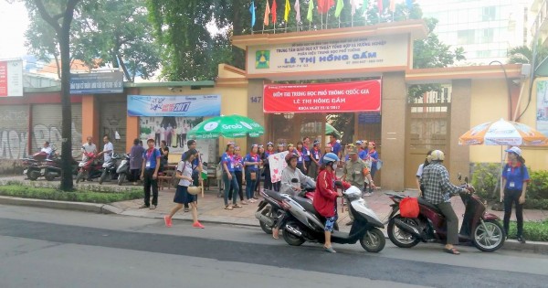 Sáng nay bắt đầu ngày thi đầu tiên kỳ thi Trung học phổ thông Quốc gia