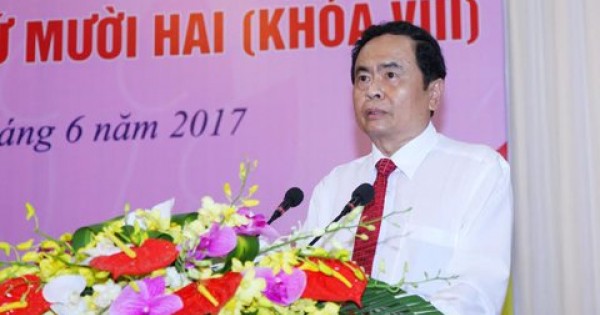 Ông Trần Thanh Mẫn thay ông Nguyễn Thiện Nhân làm Chủ tịch MTTQ