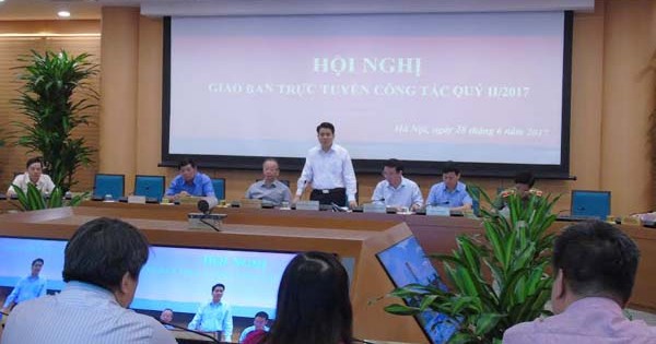 Hội nghị giao ban trực tuyến quý II/2017