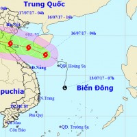 Bão số 2 hướng vào Thanh Hóa đến Hà Tĩnh, gây mưa rất lớn Bắc Bộ
