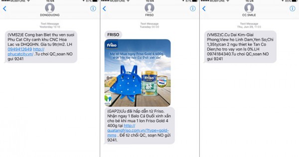 Thoát tin nhắn SIM rác, người dùng nhận 'bom tin' từ nhà mạng
