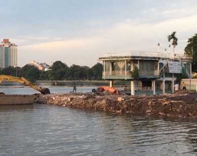 Không có chuyện san lấp, lấn chiếm lòng hồ Tây