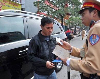 Được sử dụng giấy đăng ký photo khi tham gia giao thông