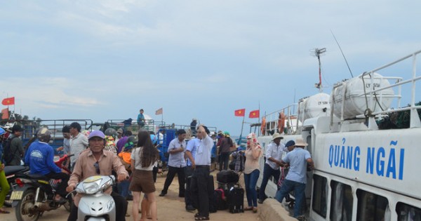 Giảm giá vé tàu khách cho dân đảo Lý Sơn