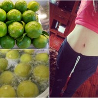 Uống nước chanh luộc cân nặng xuống cực nhanh