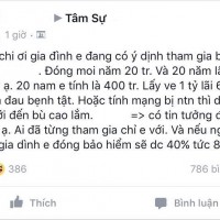 Có 20 triệu đồng nên gửi tiết kiệm hay mua bảo hiểm?