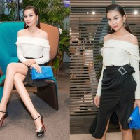 6 cách mix đồ sánh điệu với áo trễ vai