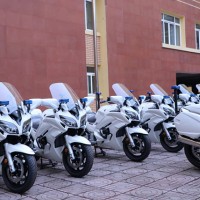 Yamaha bàn giao 35 chiếc xe mô-tô FJR1300P cho Bộ Công An