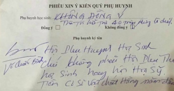 Nhiều nước không có Ban phụ huynh, không có phụ phí đầu năm học